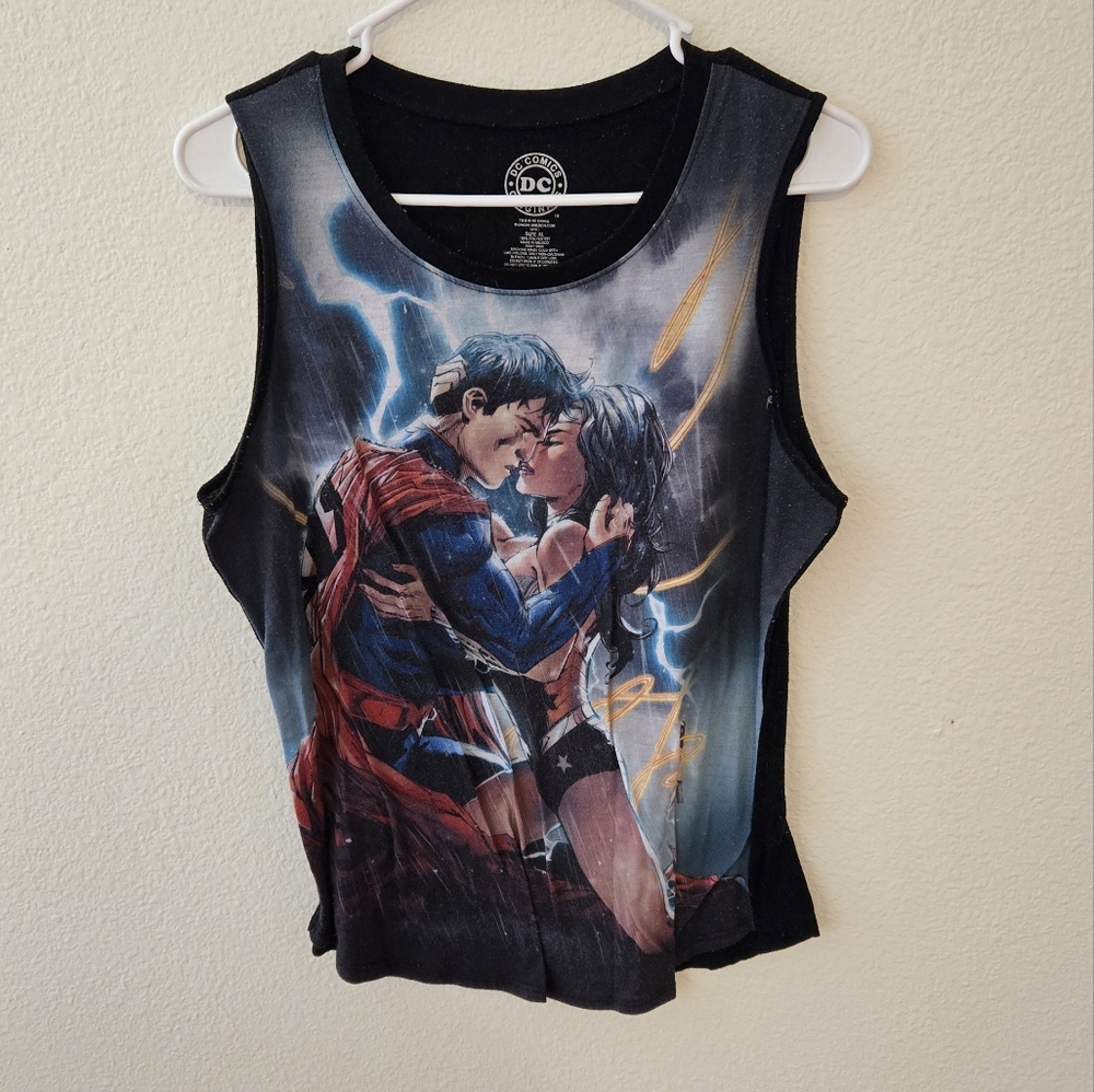 Wonder Woman and Superman Tank Top